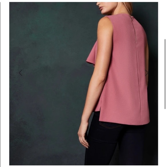Ted Baker sculpted bow sleeveless top - Picture 4 of 10